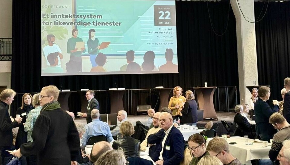KONFERANSE FOR FATTIGE KOMMUNER: Yngve Fosse deltok (via Teams) på konferansen «Et inntektssystem for likeverdige tjenester», som ble holdt i Larvik 22. januar.