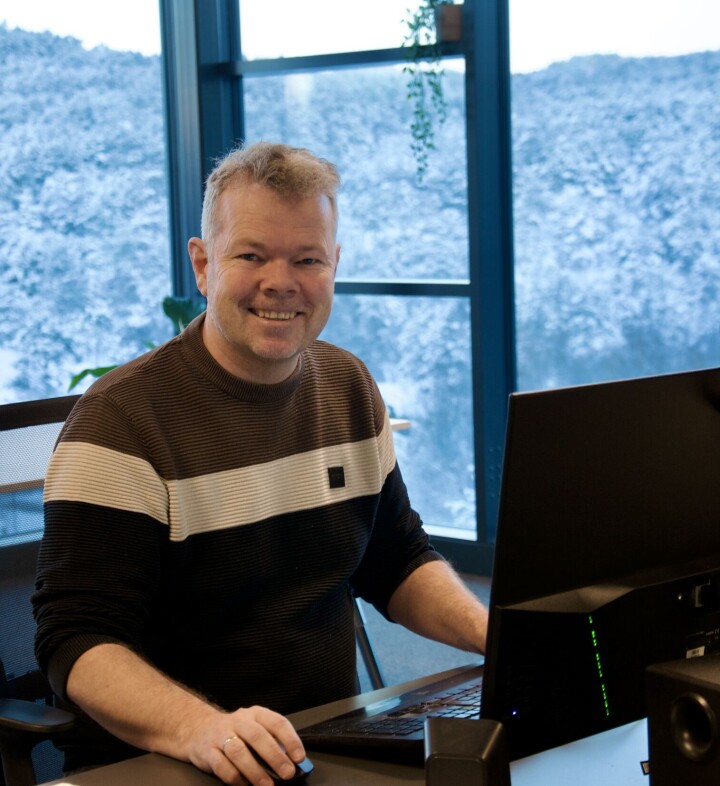 NESTE SKRITT: Redaktør i Askøy24, Yngve Johnsen, er klar med ny digital lokalavis på Askøy.