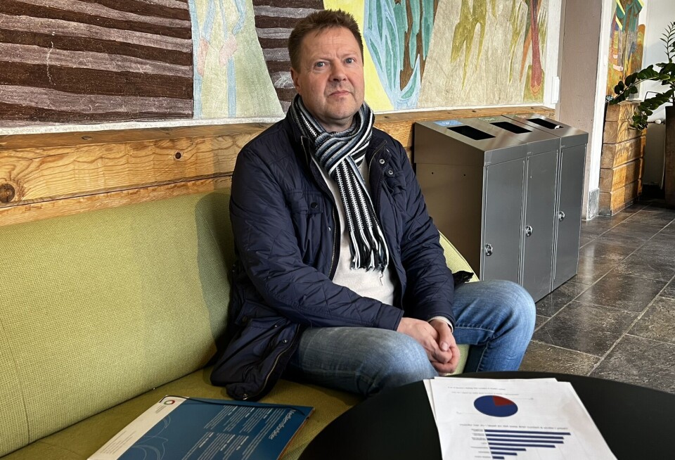 OPPGITT: Frode Wollberg, leder i Utdanningsforbundet Askøy, er svært misfornøyd med hvordan Askøy prioriterer skole og barnehage.