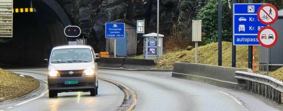 Stongafjelltunnelen stenges onsdag kveld