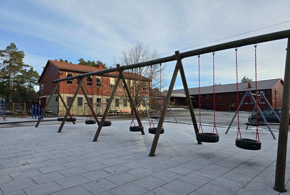 KAN BLI TOMME LEKESTATIVER: I forslaget til ny skolebruksplan vurderes det å flytte elevene fra Hanøy, Haugland og Davanger skole (bildet) til Tveit skole.
