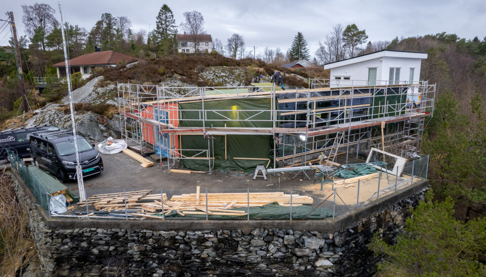 BYGGER DRØMMEHUSET: Sandøy Byggservice forvandlet den gamle eneboligen på Ask til en funkisperle.