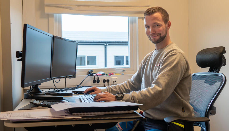 FINNER LØSNINGER: Prosjektleder Erlend Sandøy hos Sandøy Byggservice er opptatt av å finne gode løsninger i samarbeid med kunden.