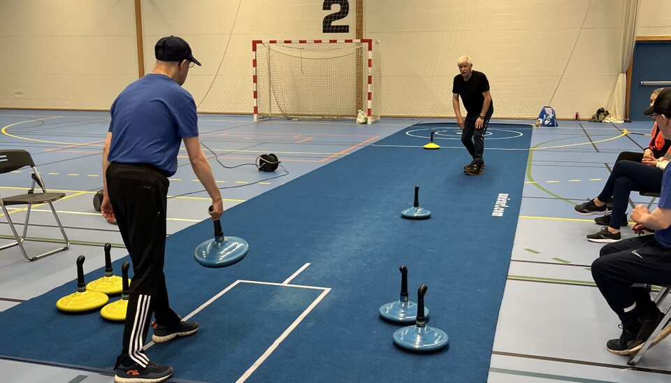 FULL AKTIVITET: Her under en av lekene i 2023