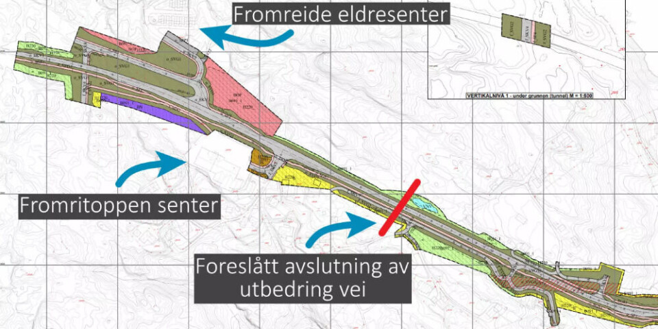 Reguleringsplan: Slik ser reguleringsplanen ut i det aktuelle området.