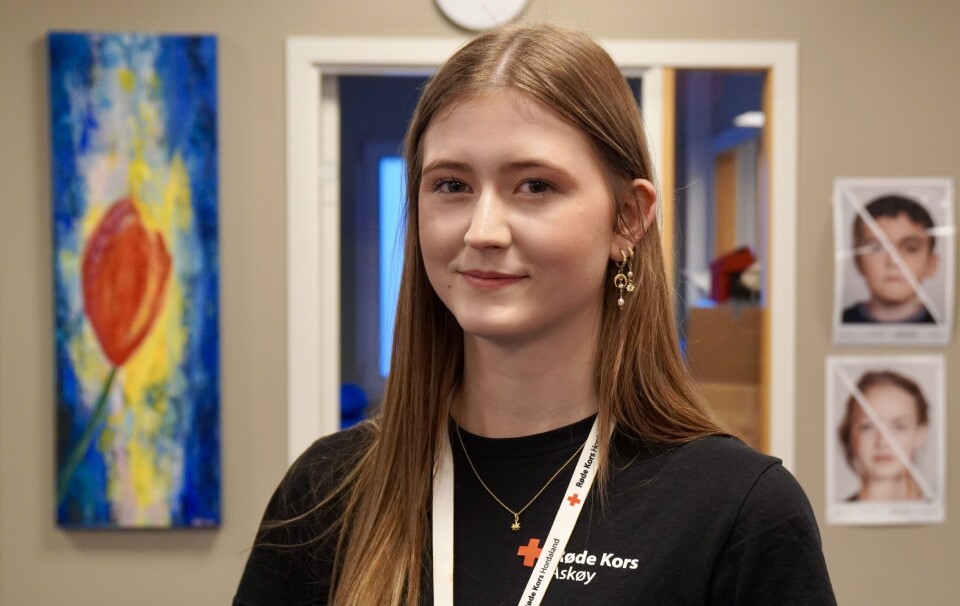 ARRANGERTE KONSERTEN: - Jeg tenkte at konserten ville trekke flere ungdommer til Treffpunkt, og slik skape mer interesse for det vi gjør, sier Linnea Cheyenne Hagevik Thue.