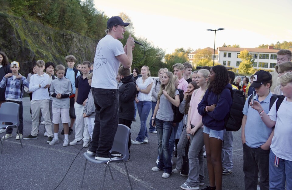 Tiktok-stjerne på Treffpunkt