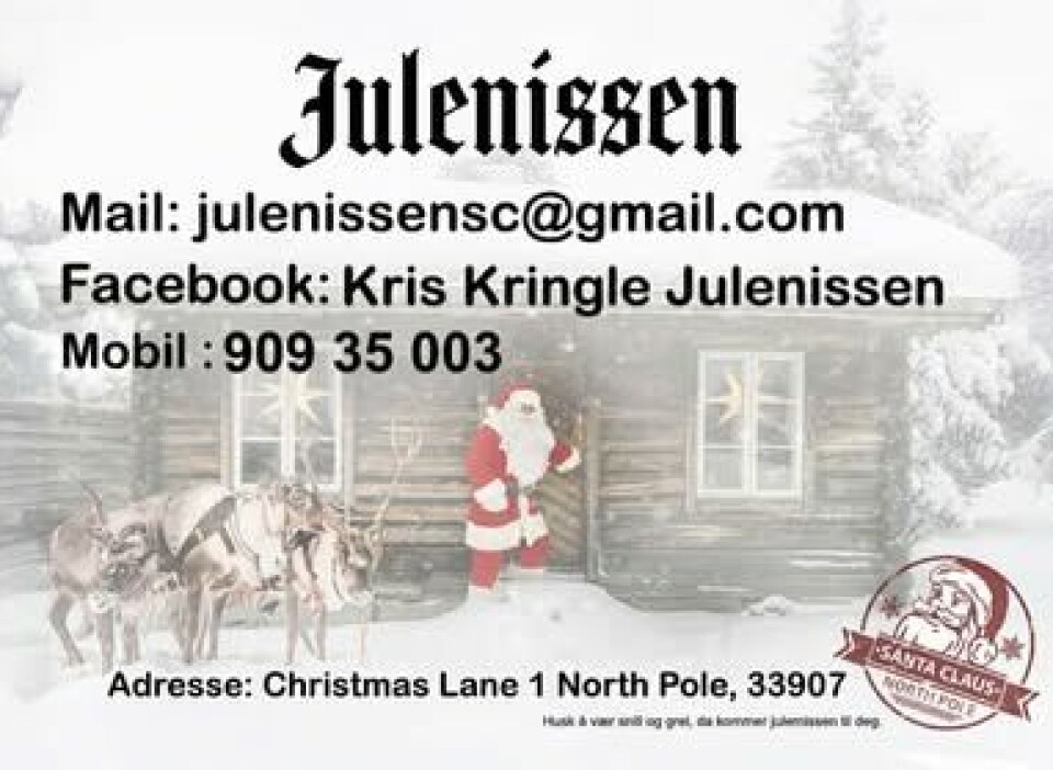 Julenissen er klar for nisseglede på Askøy