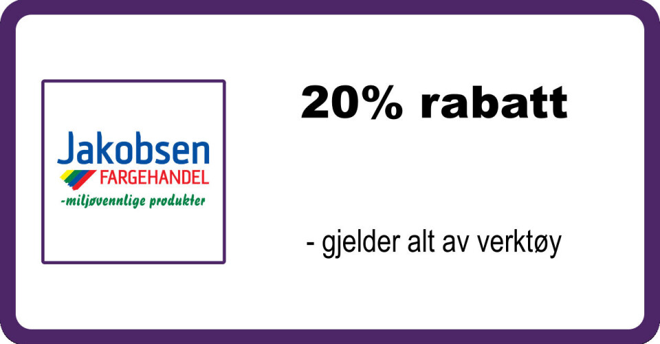 Fordel - Jakobsen Fargehandel