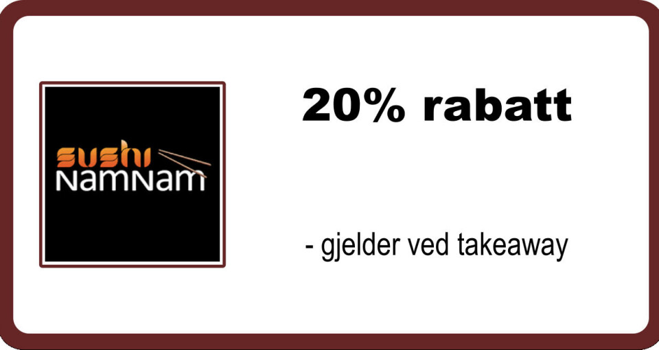 Fordel - Sushi NamNam