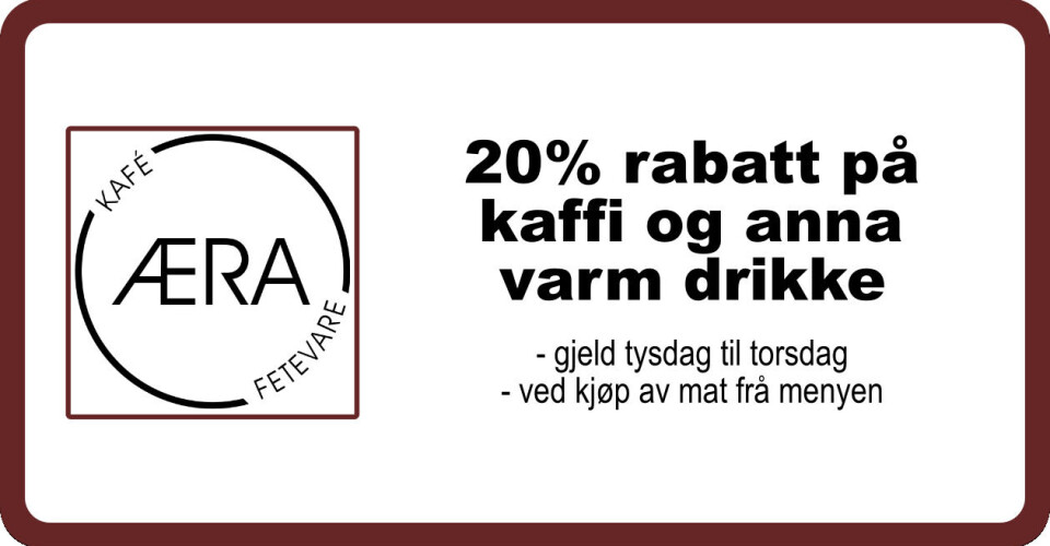 Fordel - Æra Kafé og Fetevare
