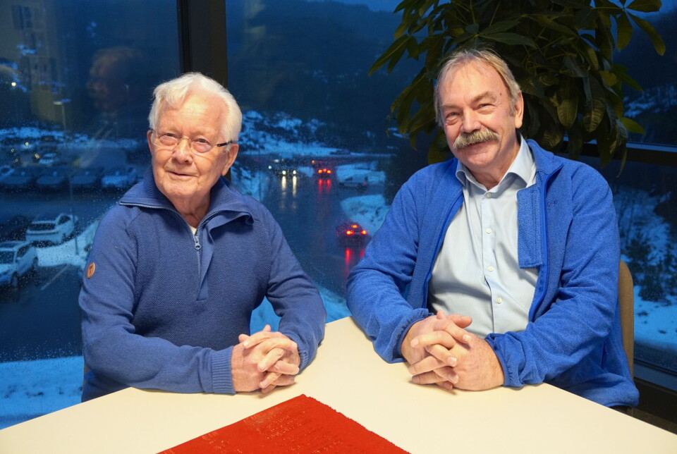 ARRANGERER YRKESMESSE: - De unge skal gjøre et valg som er bestemmende for fremtiden, og da trenger de veiledning, sier Asbjørn Asbjørnsen. Til venstre: John Ivar Solvik.