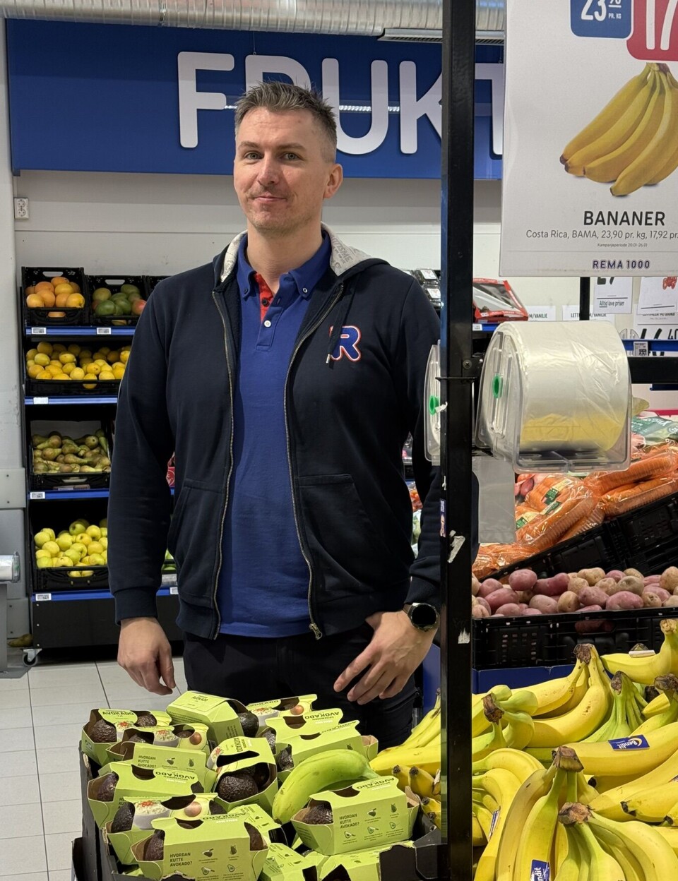 FRUKT: Flåm skal satse stort på å være god på frukt og grønt, samt kjølegaten og et godt sortiment, som passer askøyværingene.