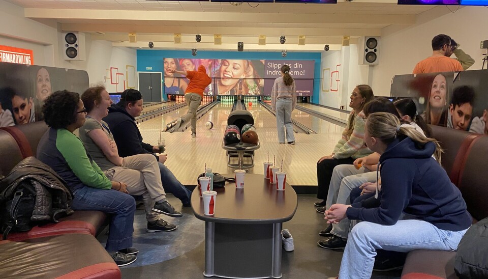 TI AV TI: Bowlingdagen på Bowling 1 Vestkanten fikk frem mange smil hos ungdommene