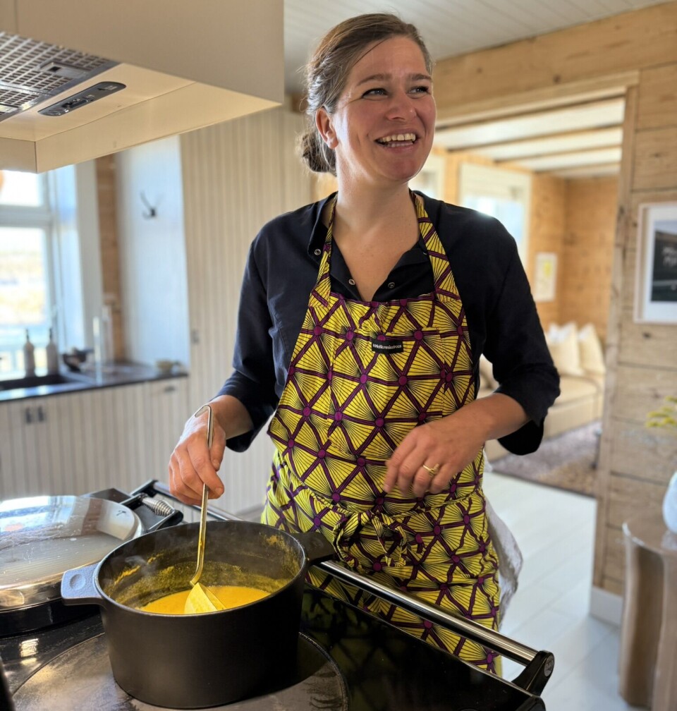 KOKK Antje de Vries er kokk, forfatter og ernæringsøkonpm. Godt humør har hun også.