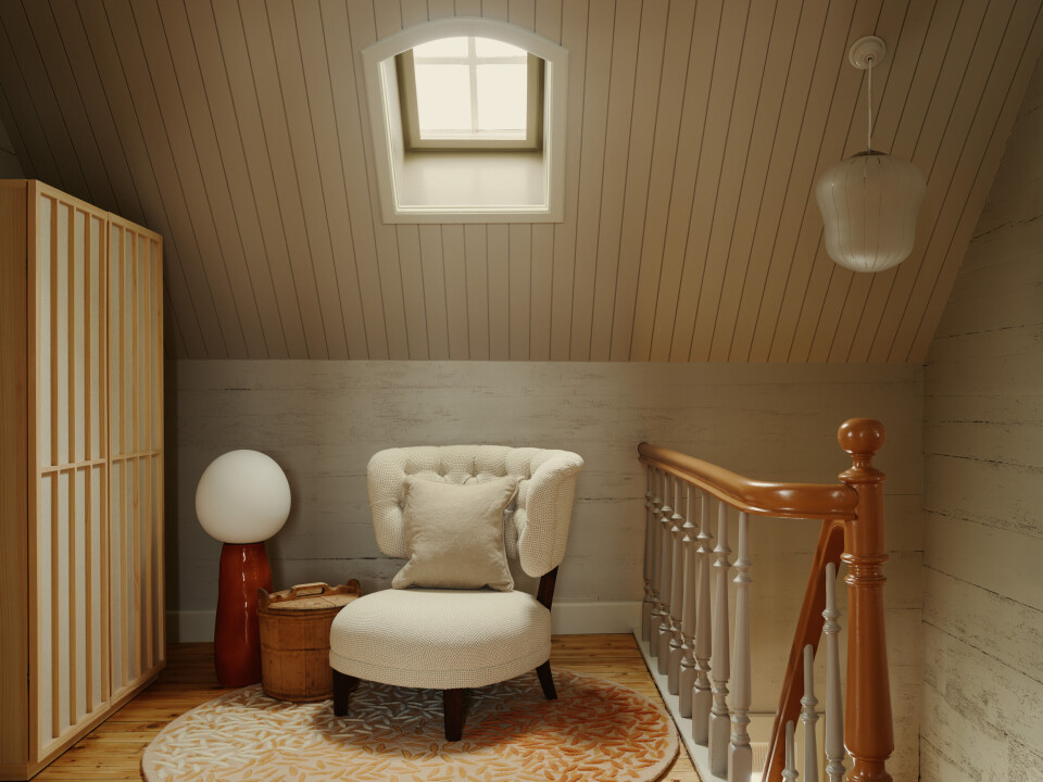 DETALJER: Det er ikke spart på detaljer. Hele huset er en opplevelse i seg selv.