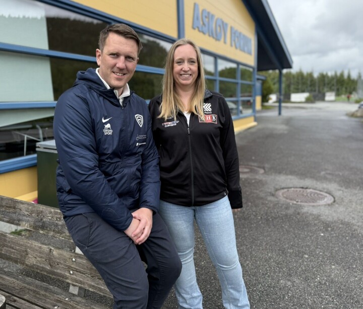 TRENGER STØTTE: Kai Erik Steen i Askøy fotball og Christine O. Ullestad i Askøy Håndballklubb.