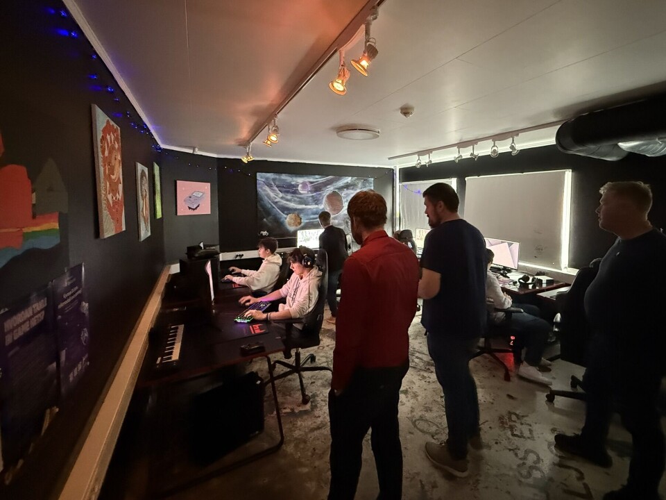 GAMING: Kule rom for gaming, noe Arild Iversen hadde særlig sans for.