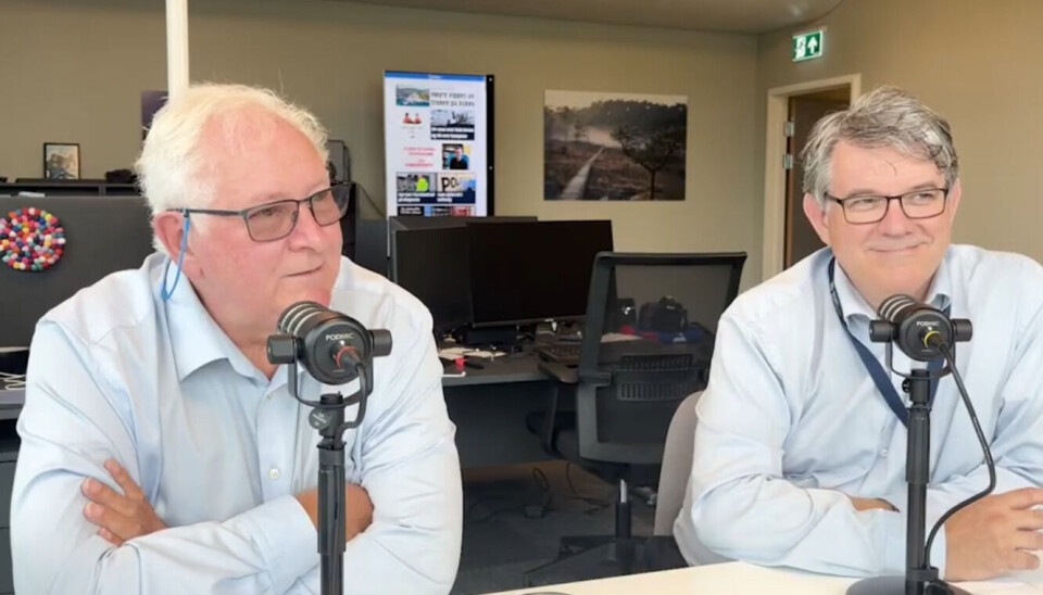 Åge Rosnes i SV til venstre, og Tom-Christer Nilsen i Høyre.