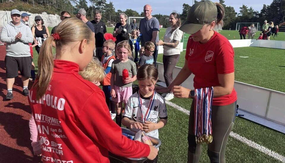 Fotballmoro på Davanger