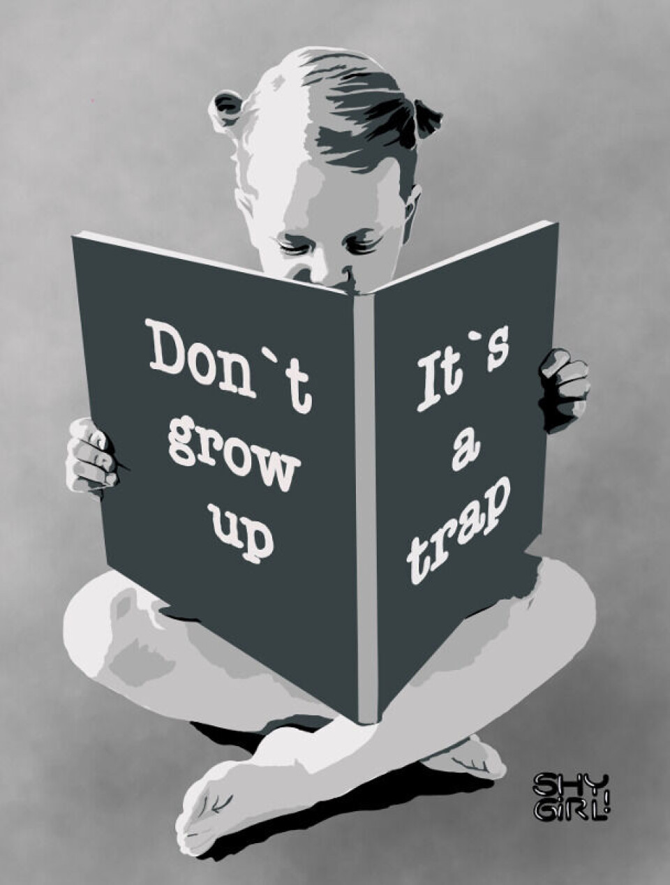 FØRSTE: Dette kunstverket er Shygirls favoritt. Det var det første hun laget.